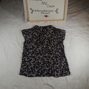 Liz Claiborne Career Black with Floral print